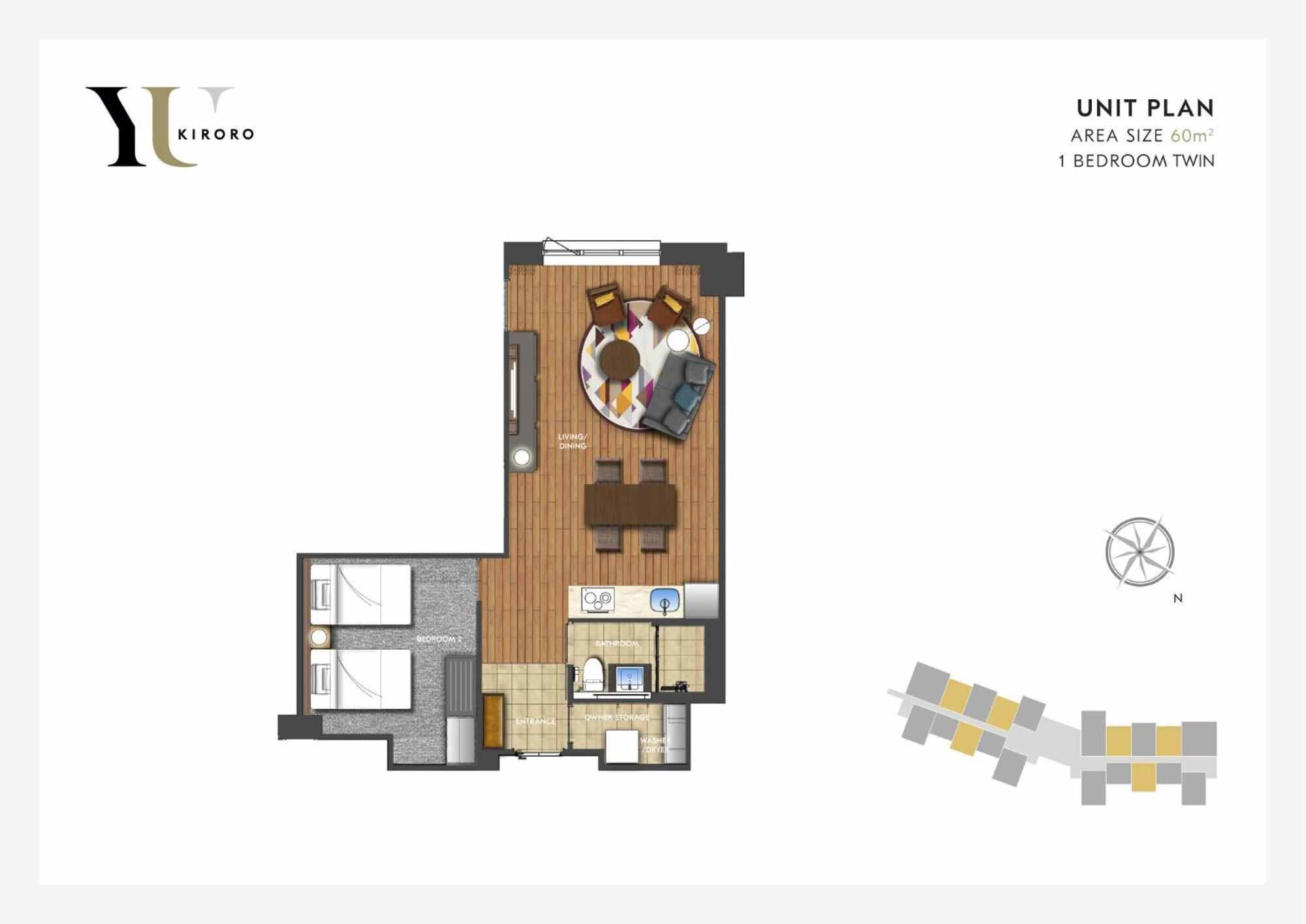 Yu Kiroro, Ski-In Ski-Out Luxury Residences Akaigawa Zimmer foto